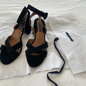 NEW UNWORN Margaux The City Sandal Black Suede